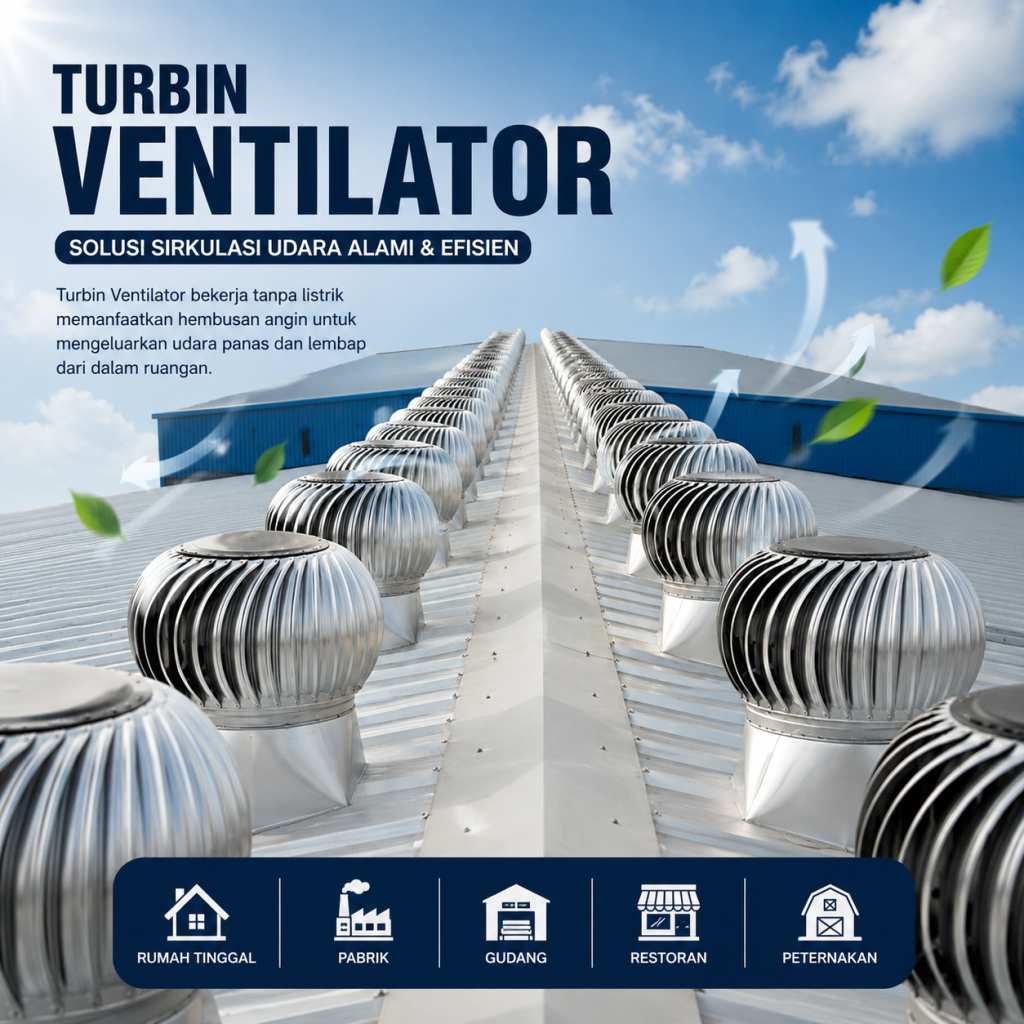 Kegunaan Turbin Ventilator